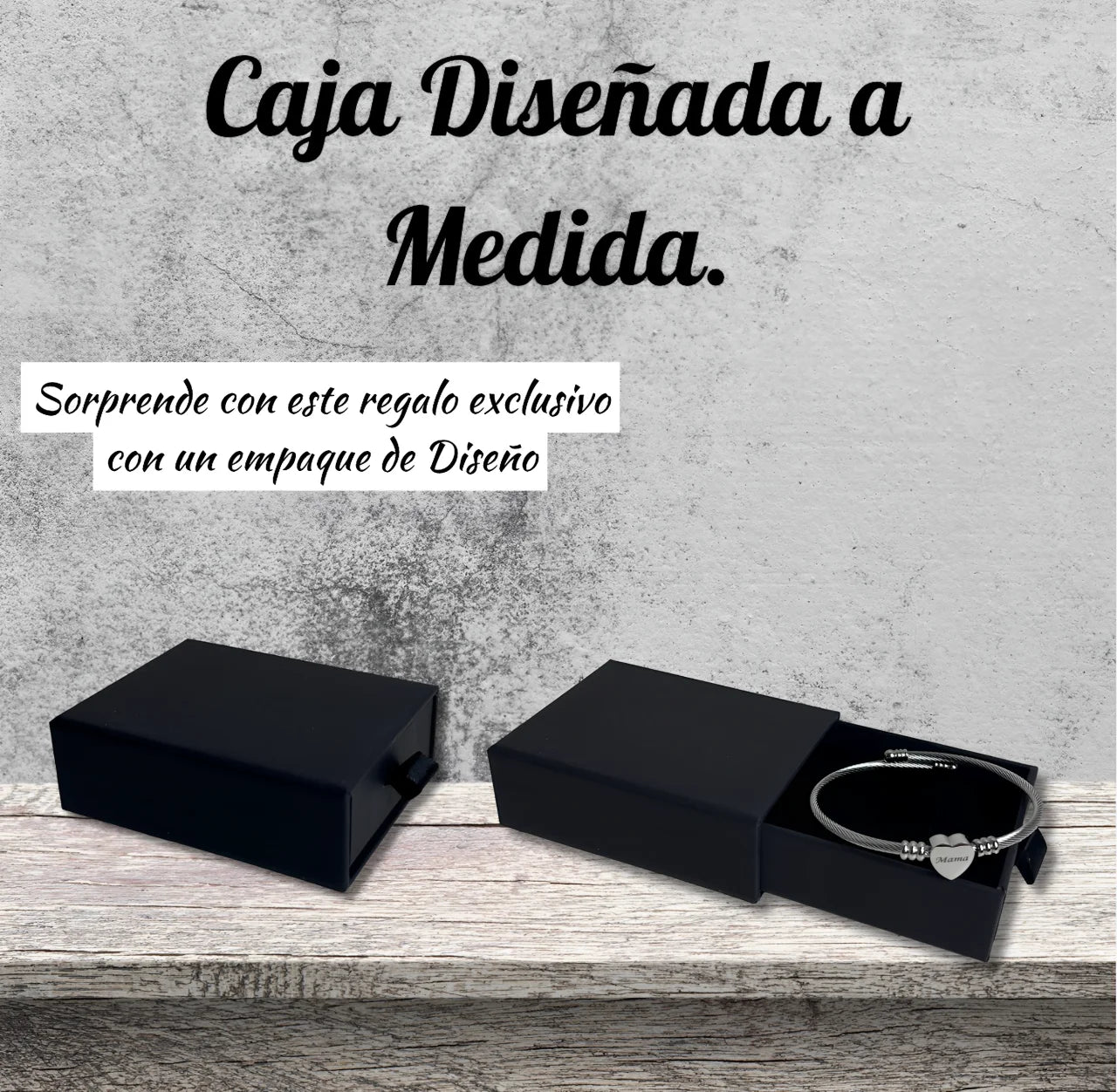 BRAZALETE MAMÁ CON CORAZÓN