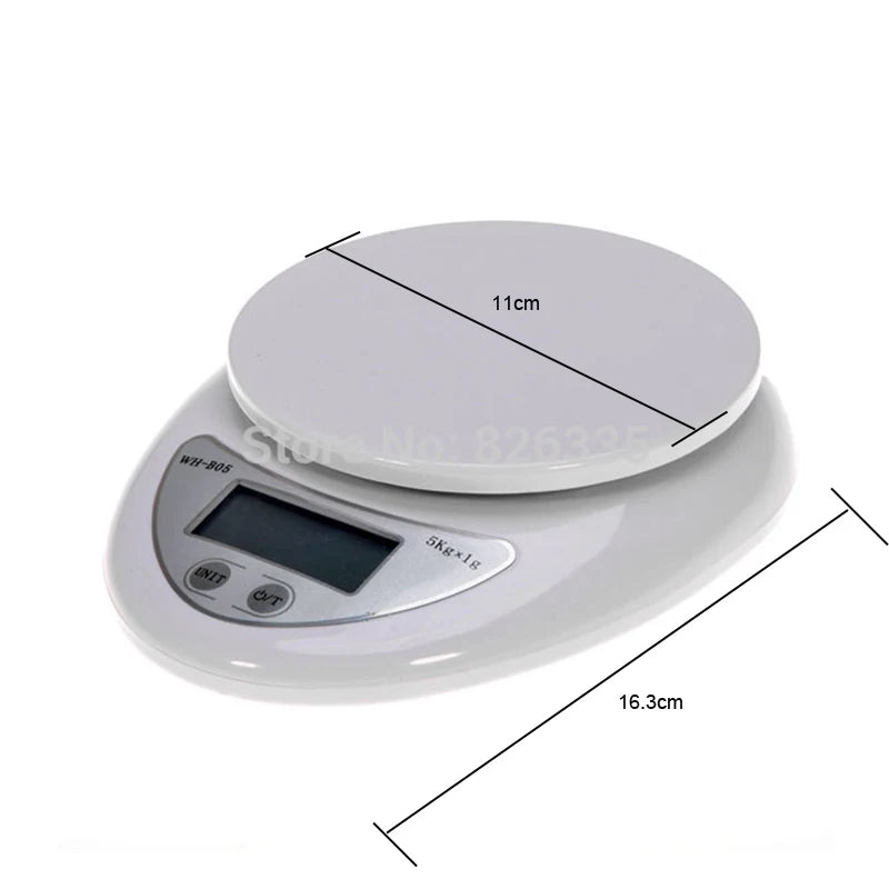 MINI BÁSCULA ELECTRÓNICA 5KG