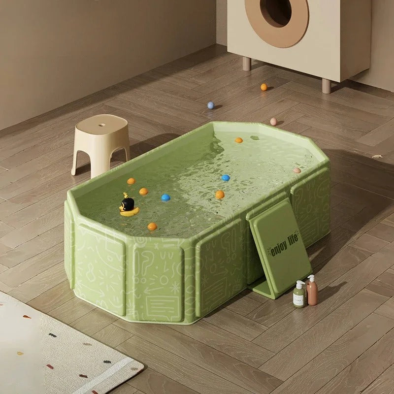 BAÑERA PLEGABLE PORTÁTIL PARA BEBÉ Y NIÑOS HASTA 3 AÑOS