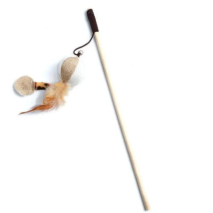 JUGUETES DE PLUMAS PARA GATOS