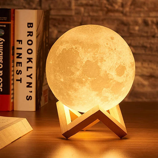 LUNA CON LUZ LED
