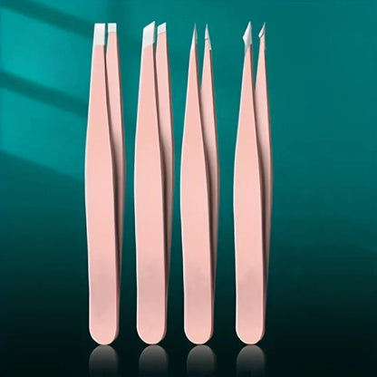 JUEGO DE 4 PINZAS PARA CEJAS