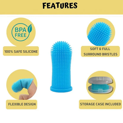 CEPILLO DE DIENTES PARA PERROS Y GATOS
