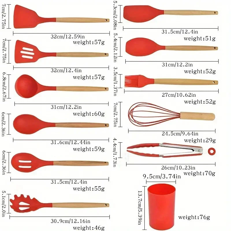 UTENSILIOS DE COCINA 12 PCS