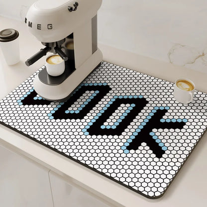 ESTERILLA DISEÑO ABSORBENTE PARA MÁQUINA DE CAFÉ