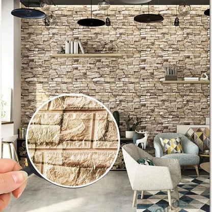 VINILO DE PARED 3D PIEDRA
