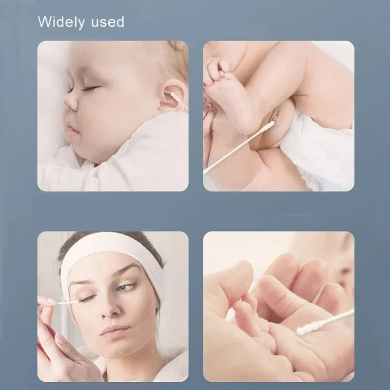 200pcs BASTONCILLOS ESTÉRILES PARA BEBE