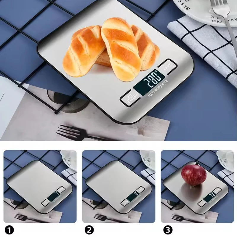 BÁSCULA DE COCINA DIGITAL HASTA 5KG