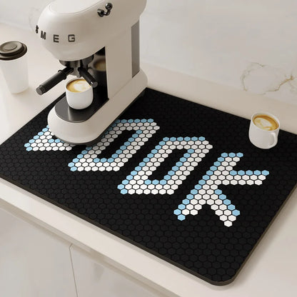 ESTERILLA DISEÑO ABSORBENTE PARA MÁQUINA DE CAFÉ