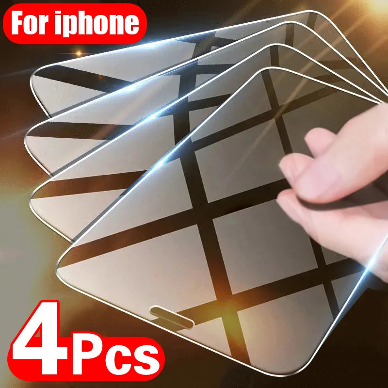 4PCS PROTECTOR PANTALLA VIDRIO TEMPLADO