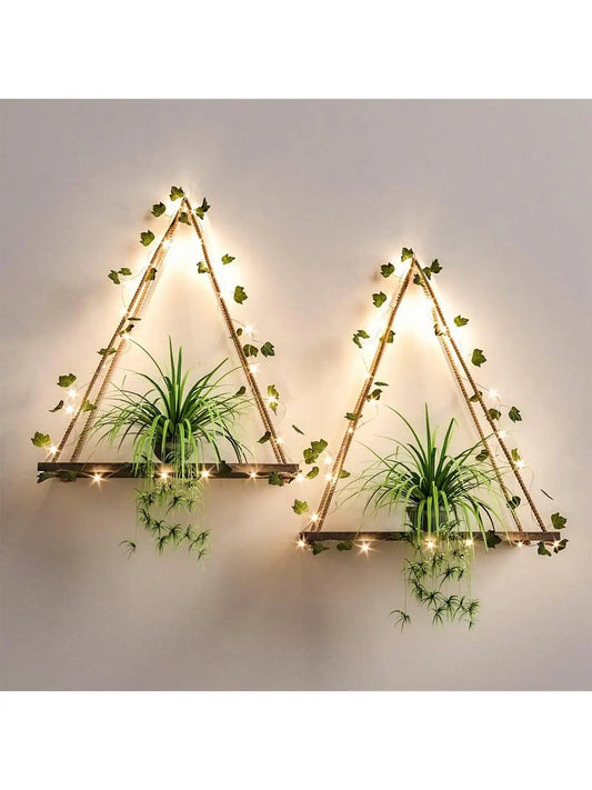 ESTANTE DECORACIÓN CON LUZ LED