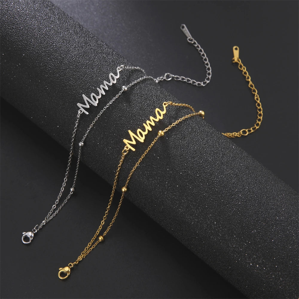 PULSERA CON NOMBRE MAMÁ