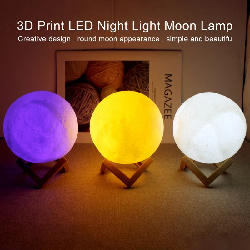 LUNA CON LUZ LED