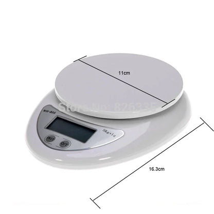 MINI BÁSCULA ELECTRÓNICA 5KG