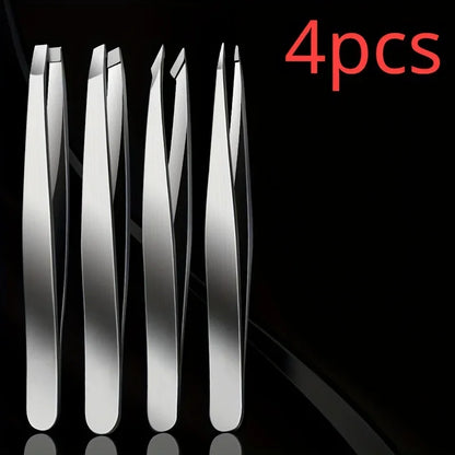 JUEGO DE 4 PINZAS PARA CEJAS