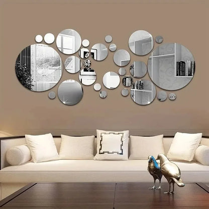 SET ESPEJO ACRÍLICO DE PARED