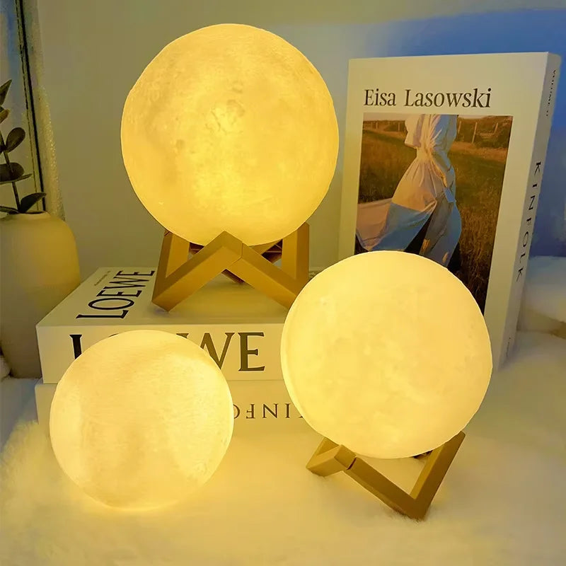 LUNA CON LUZ LED