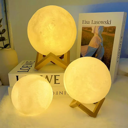 LUNA CON LUZ LED