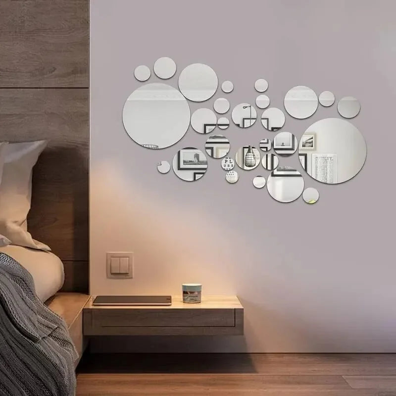 SET ESPEJO ACRÍLICO DE PARED