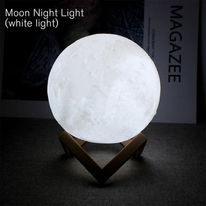 LUNA CON LUZ LED
