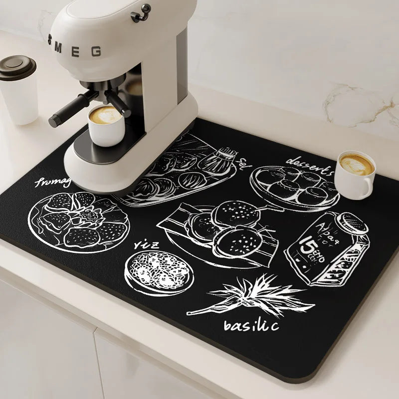 ESTERILLA DISEÑO ABSORBENTE PARA MÁQUINA DE CAFÉ