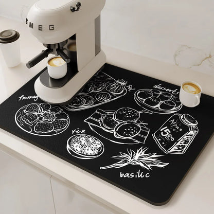 ESTERILLA DISEÑO ABSORBENTE PARA MÁQUINA DE CAFÉ