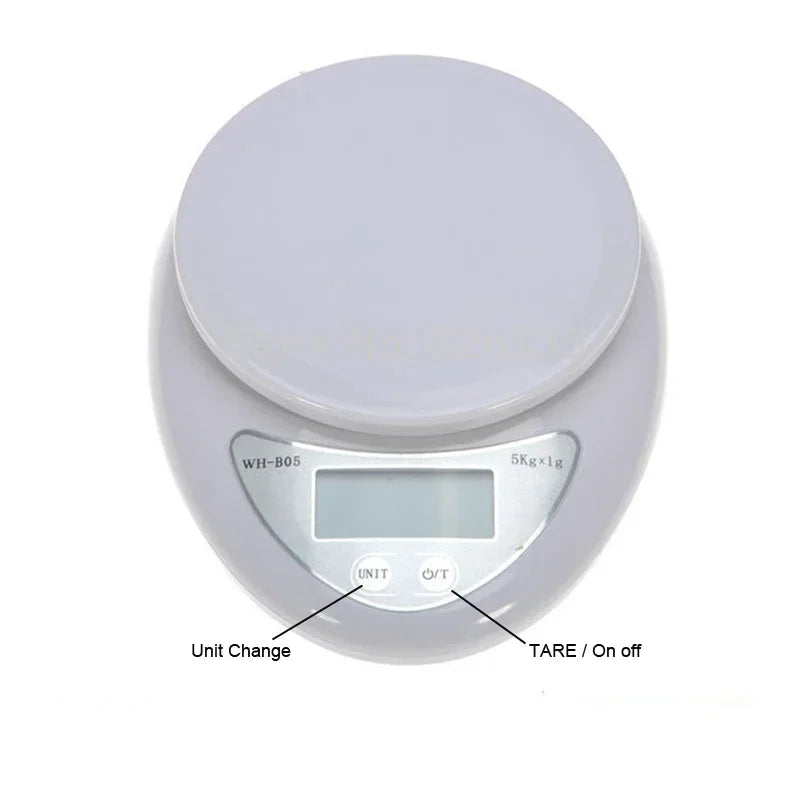 MINI BÁSCULA ELECTRÓNICA 5KG