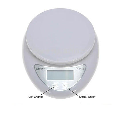 MINI BÁSCULA ELECTRÓNICA 5KG