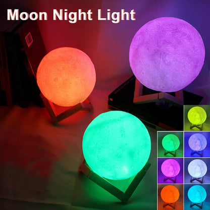 LUNA CON LUZ LED
