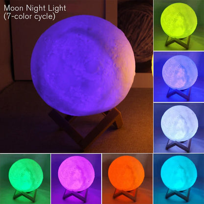 LUNA CON LUZ LED