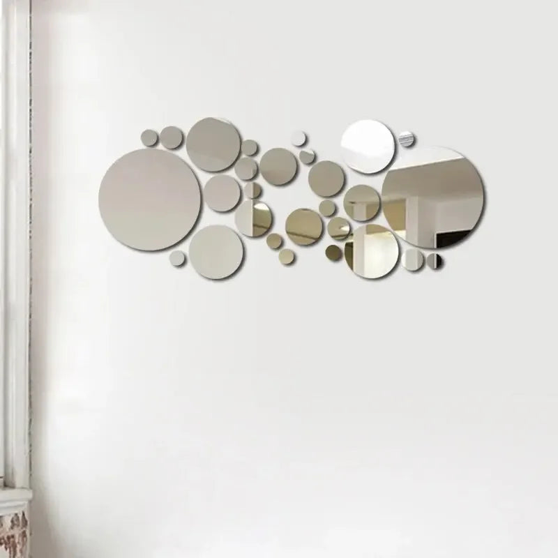 SET ESPEJO ACRÍLICO DE PARED