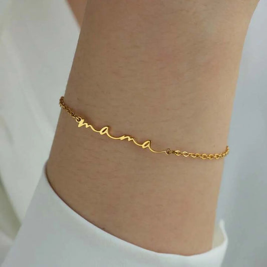 PULSERA DORADA MAMÁ