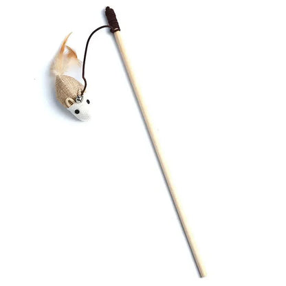 JUGUETES DE PLUMAS PARA GATOS