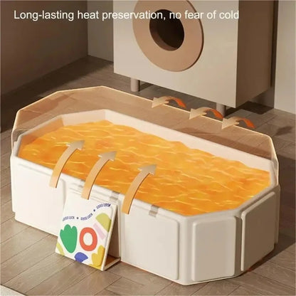 BAÑERA PLEGABLE PORTÁTIL PARA BEBÉ Y NIÑOS HASTA 3 AÑOS